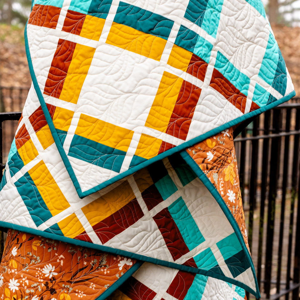 Almost Plaid Quilt Pattern (Physical Printed Copy)