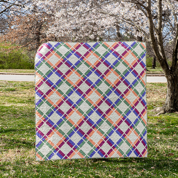 Almost Plaid Quilt Pattern (Physical Printed Copy)
