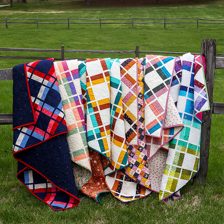 Almost Plaid Quilt Pattern (Physical Printed Copy)