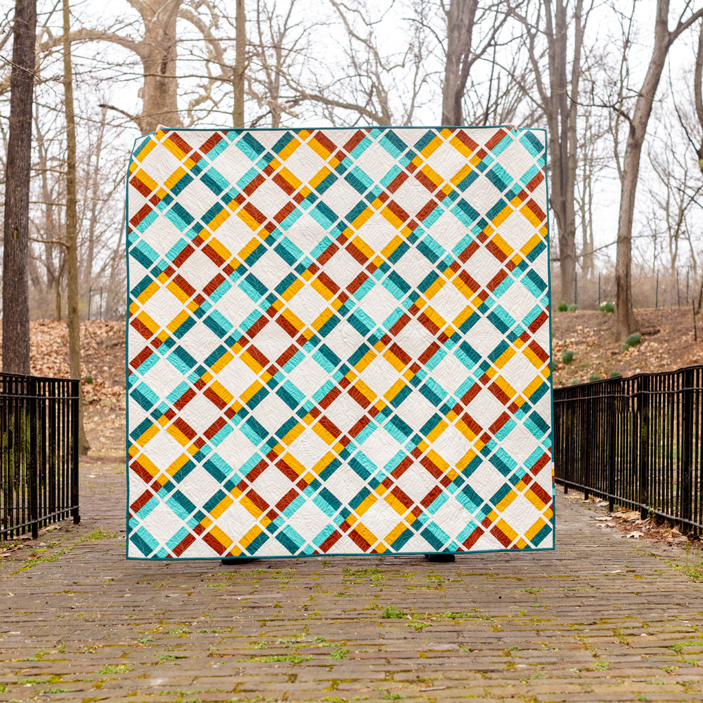Almost Plaid Quilt Pattern (Physical Printed Copy)