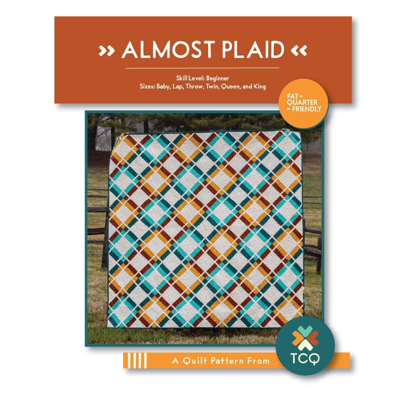 Almost Plaid Quilt Pattern (Digital File)