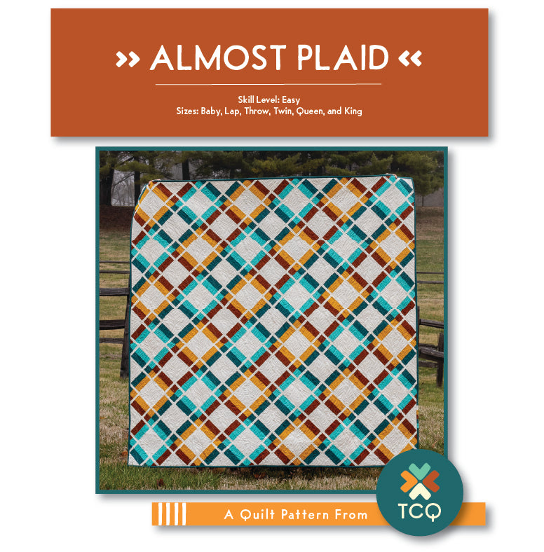 Almost Plaid Quilt Pattern (Digital File)
