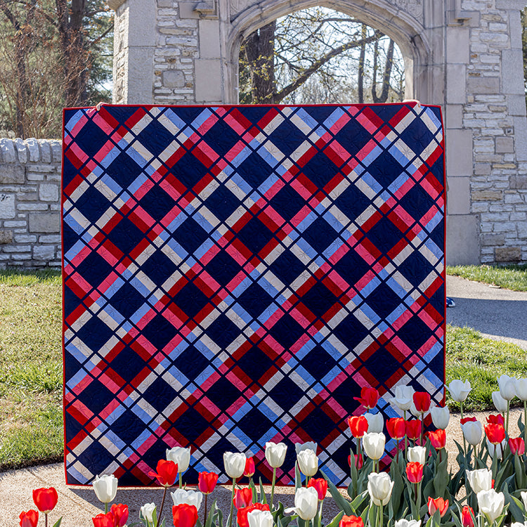 Almost Plaid Quilt Pattern (Physical Printed Copy)