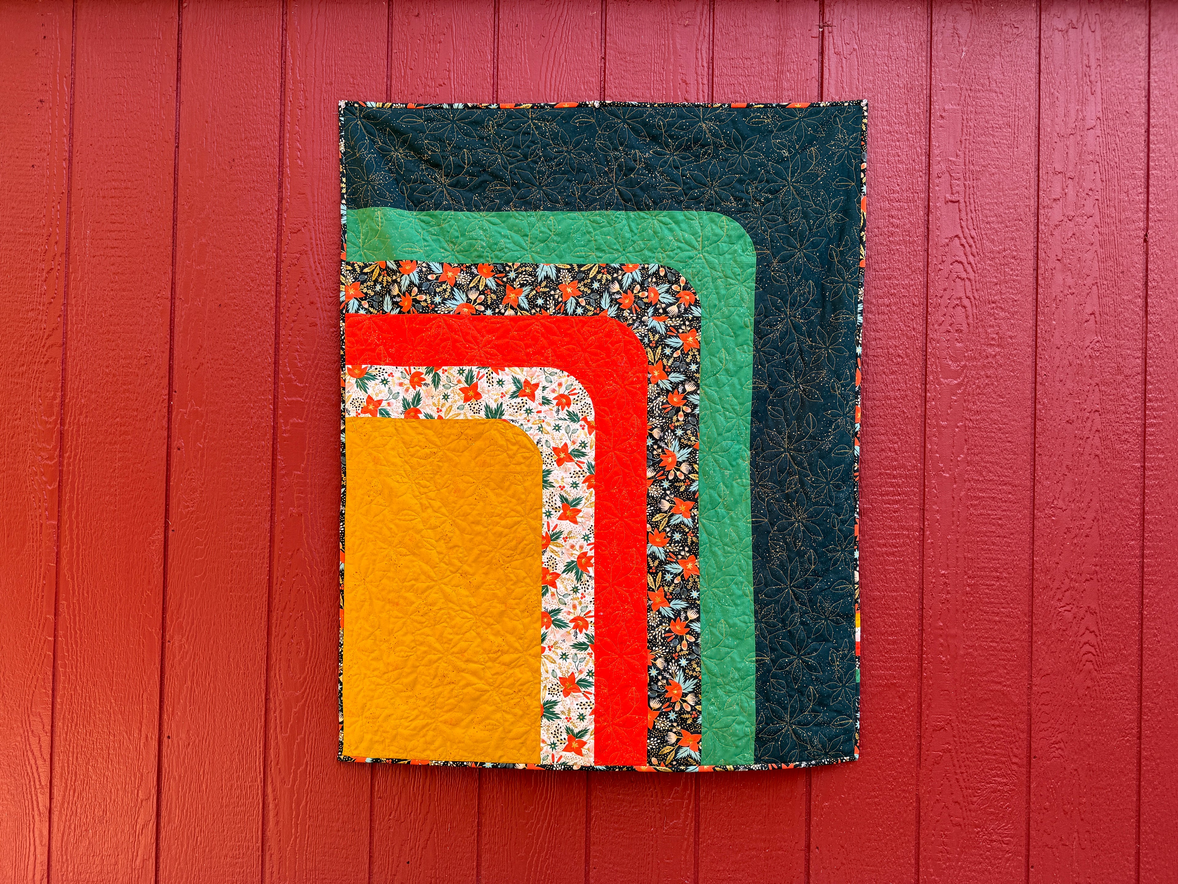 Corner Booth Quilt Pattern (Digital File)