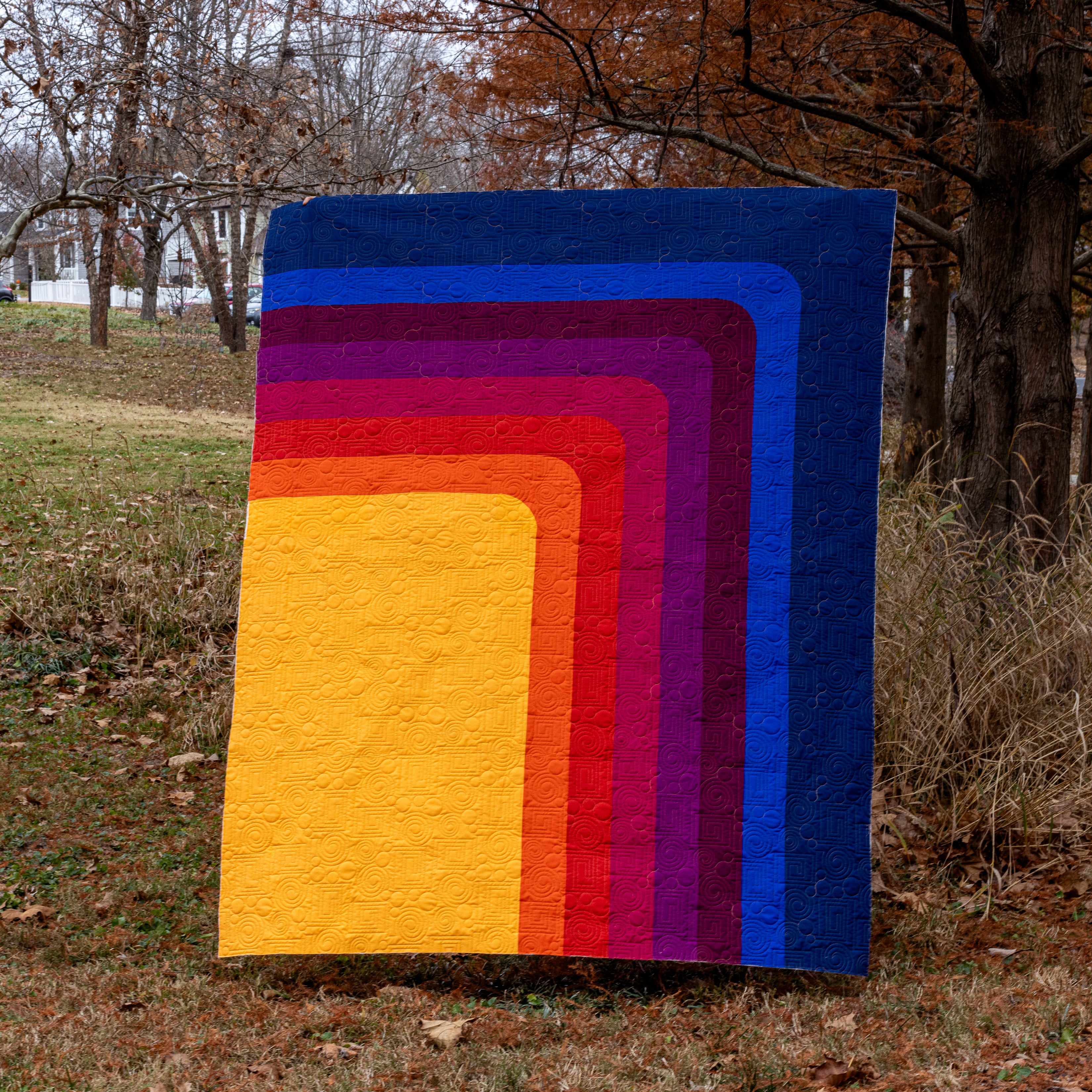 Corner Booth Quilt Pattern (Physical Printed Copy)