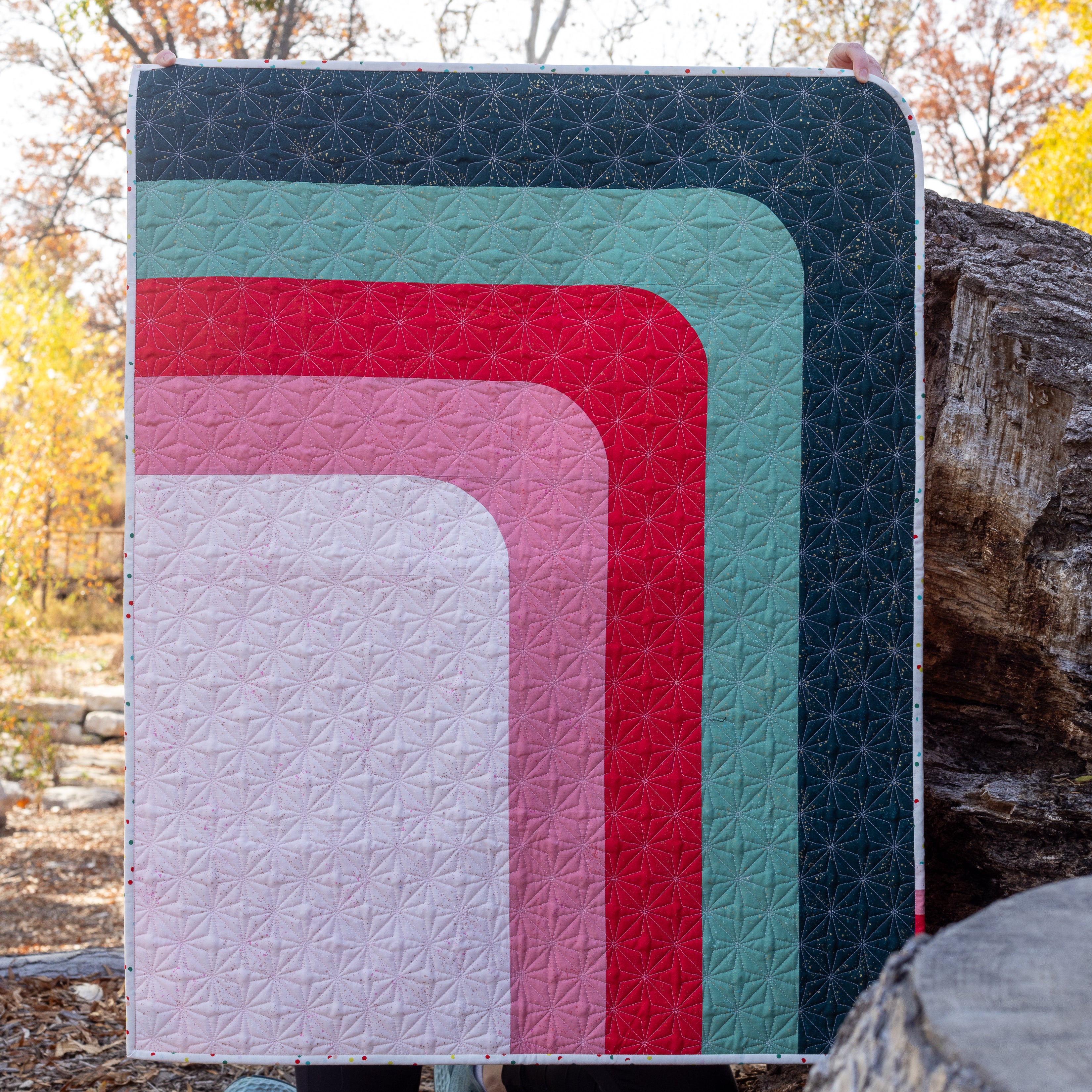 Corner Booth Quilt Pattern (Physical Printed Copy)