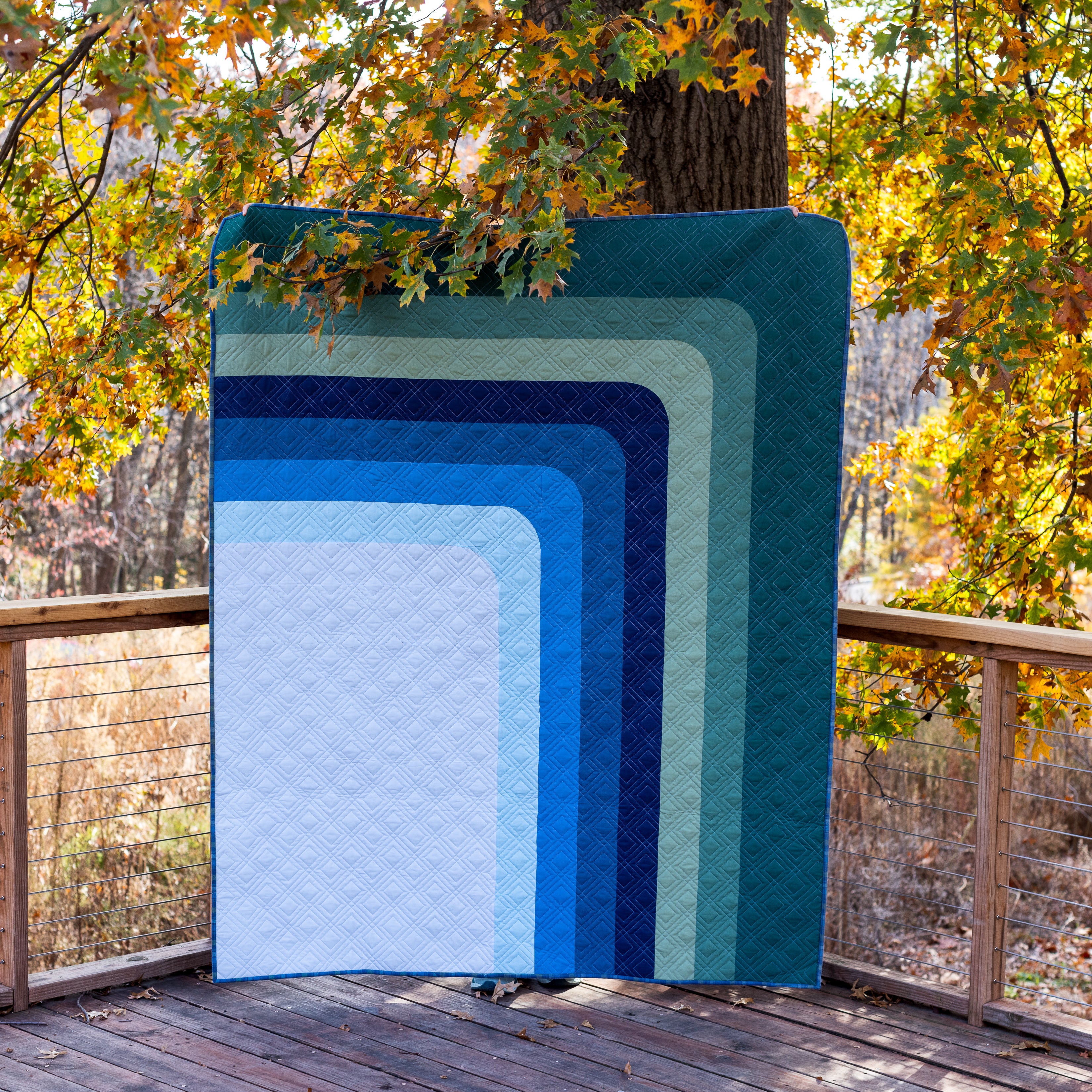 Corner Booth Quilt Pattern (Digital File)