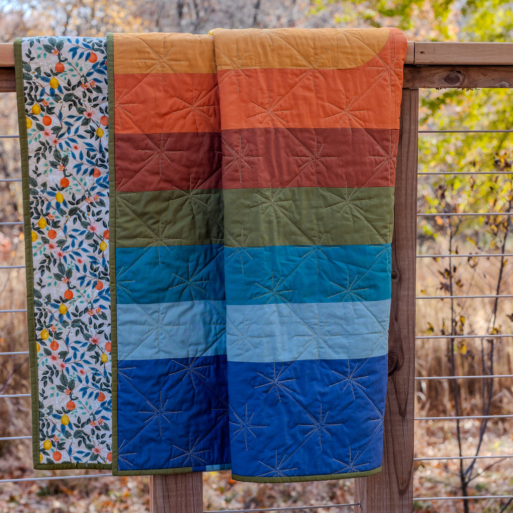 Corner Booth Quilt Pattern (Physical Printed Copy)