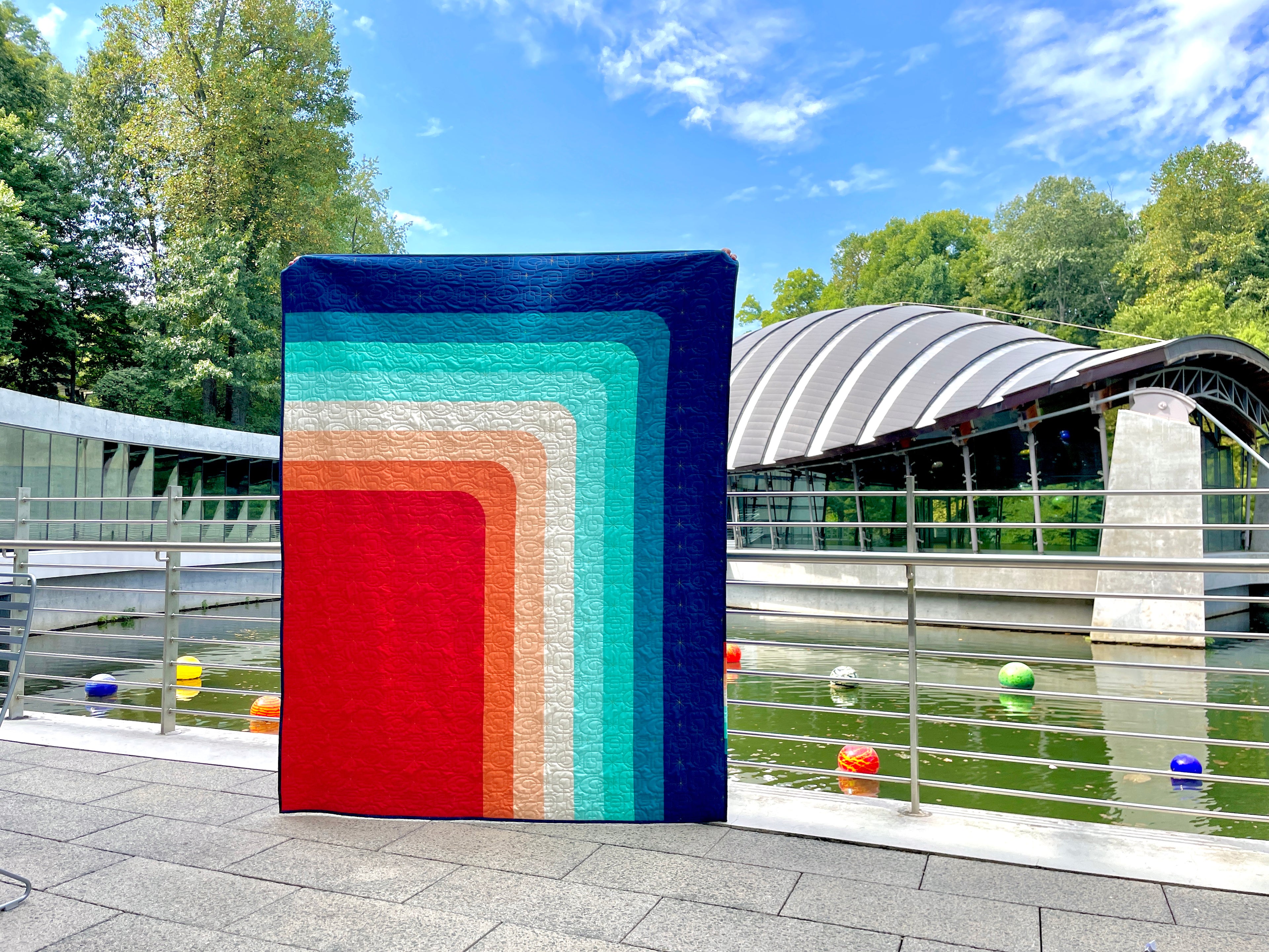 Corner Booth Quilt Pattern (Physical Printed Copy)