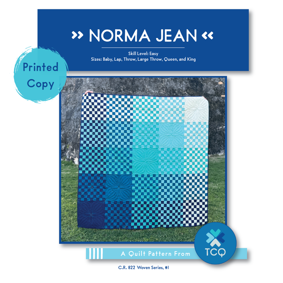 Norma Jean Quilt Pattern (Physical Printed Copy)