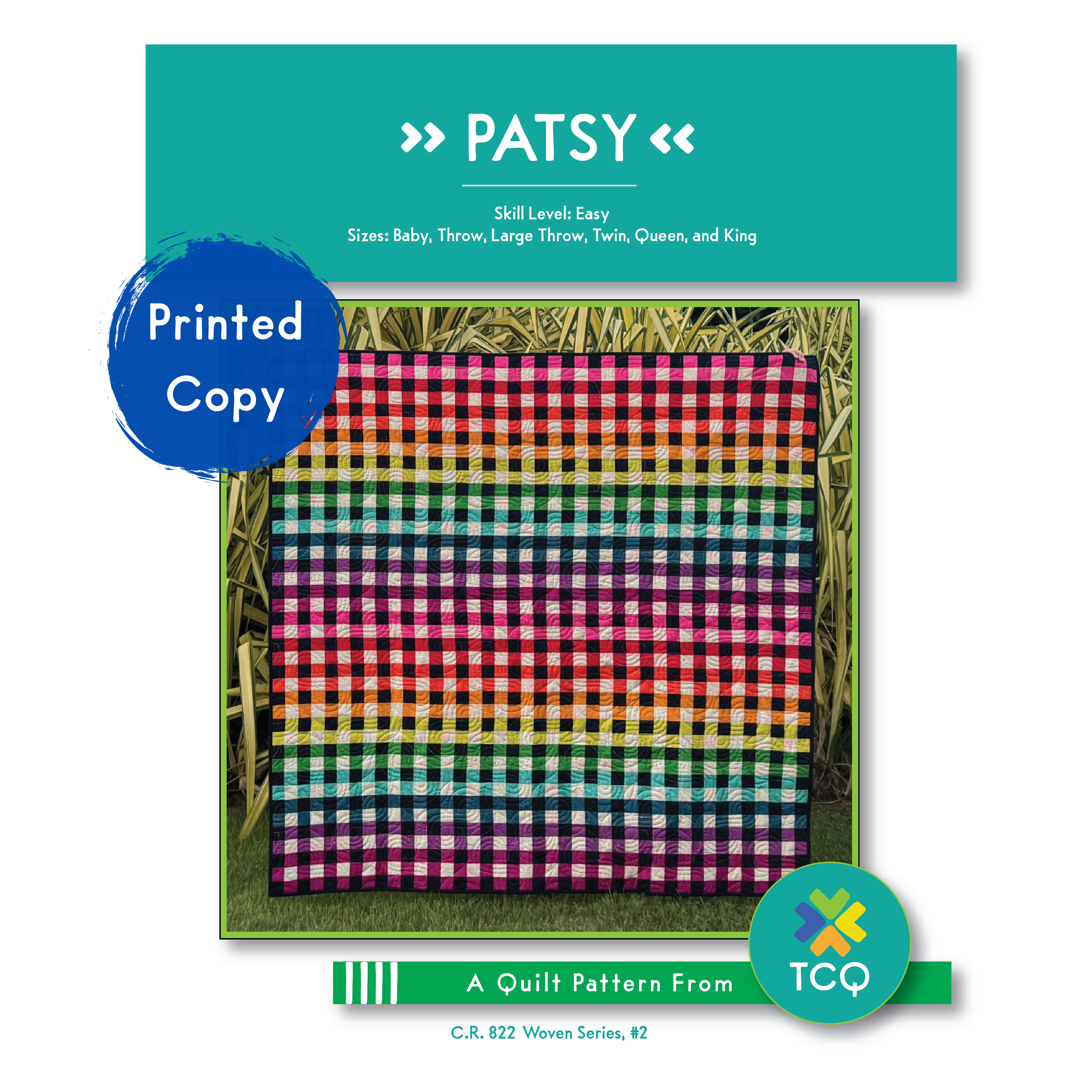 Patsy Quilt Pattern (Physical Printed Copy)
