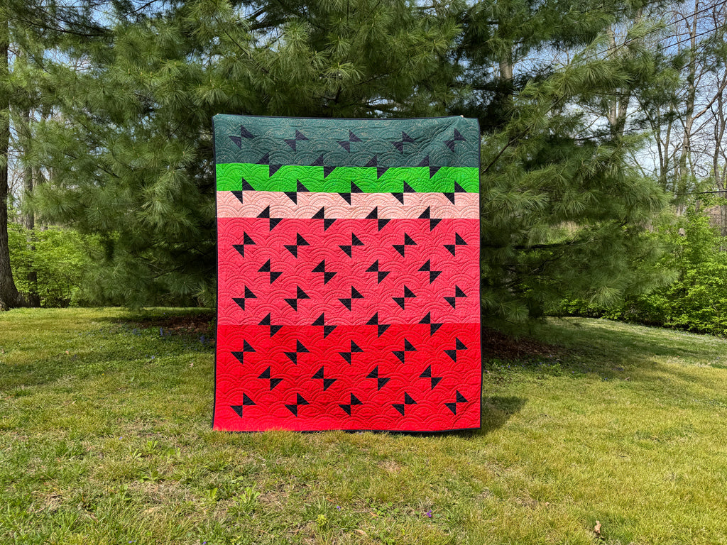 Picnic Punch, Watermelon Edition Add-On Quilt Pattern (Digital File)