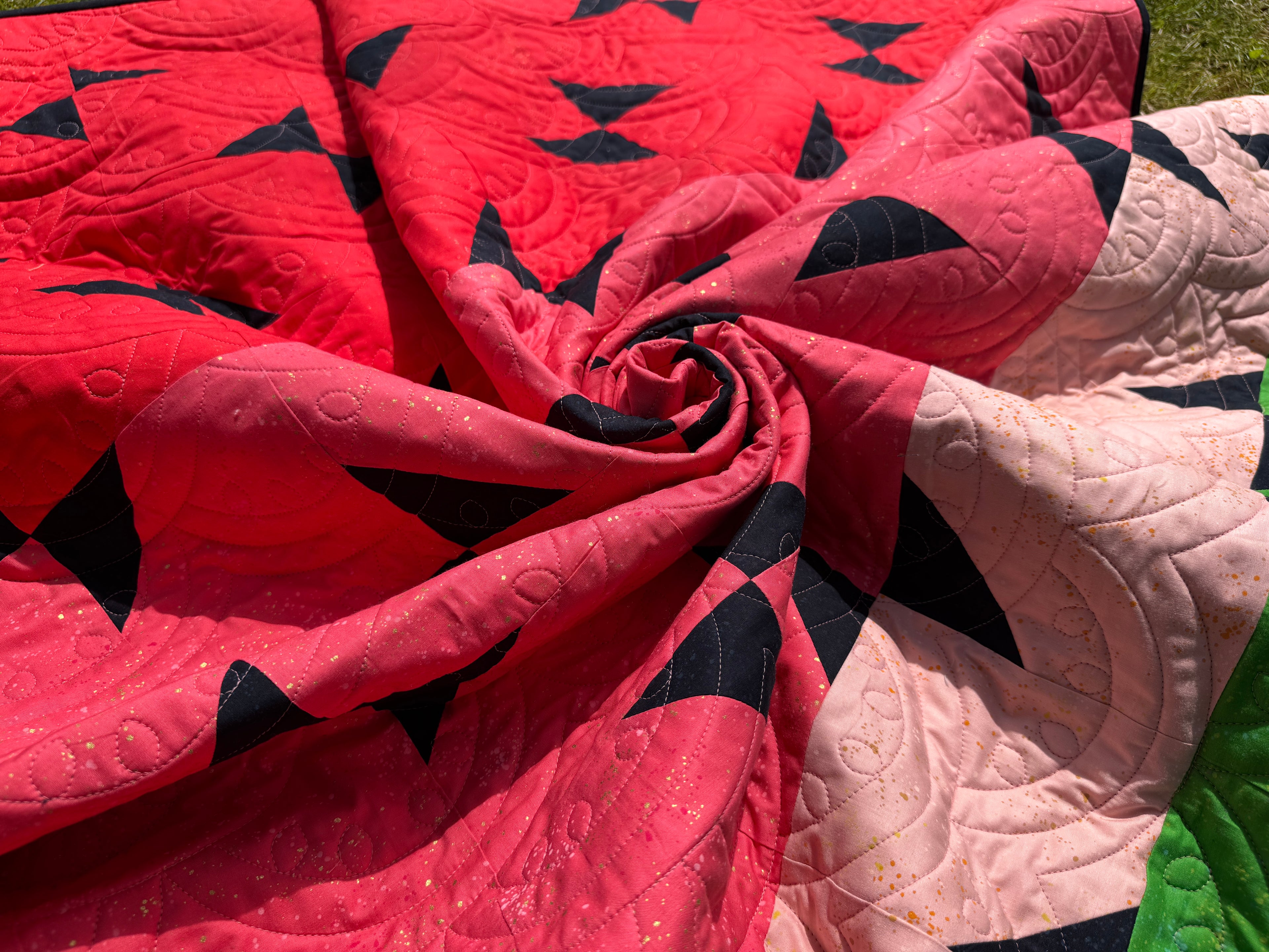 Picnic Punch, Watermelon Edition Add-On Quilt Pattern (Digital File)