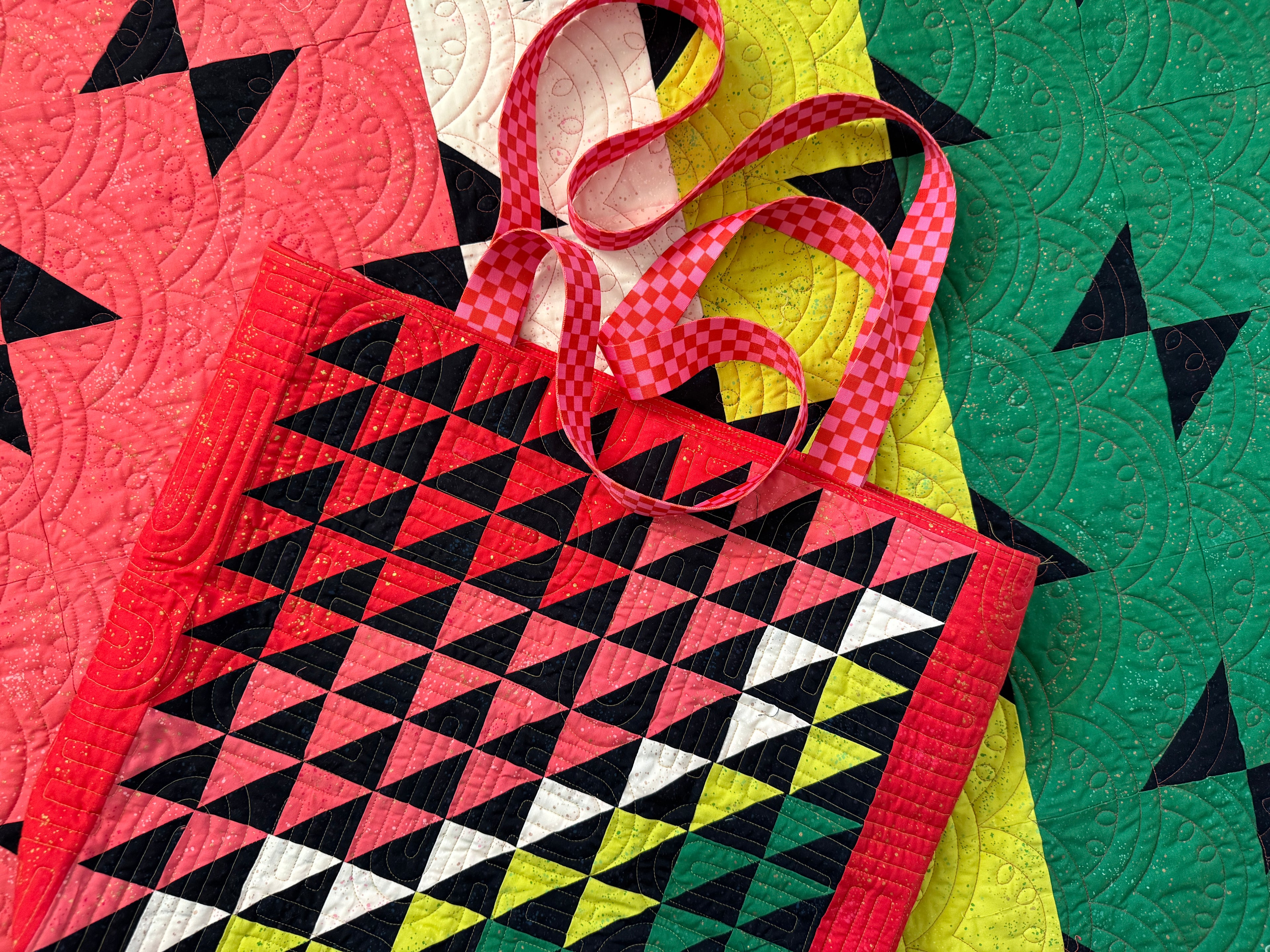 Picnic Punch, Watermelon Edition Add-On Quilt Pattern (Digital File)