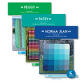 C.R. 822 Woven Series Combination - Norma Jean, Patsy, and Peggy Quilt Pattern (Digital File)