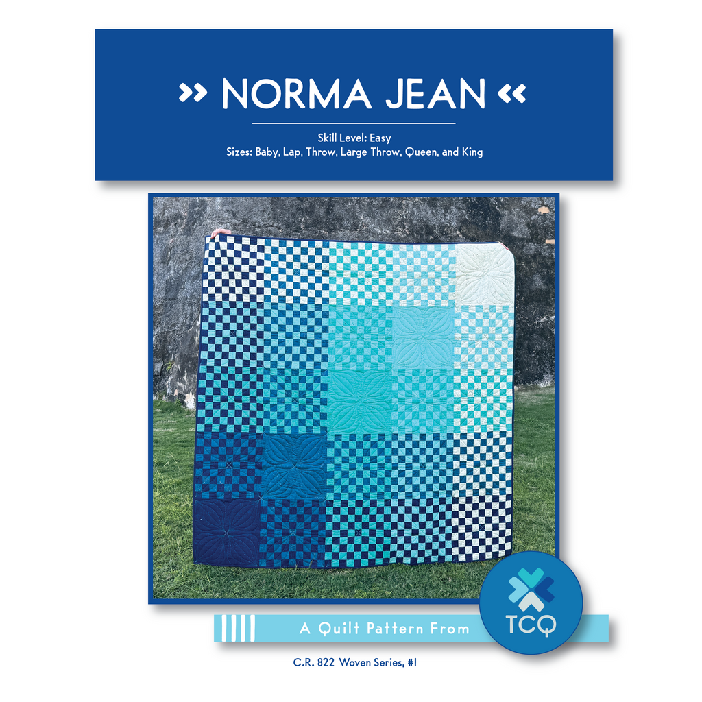 C.R. 822 Woven Series Combination - Norma Jean, Patsy, and Peggy Quilt Pattern (Digital File)