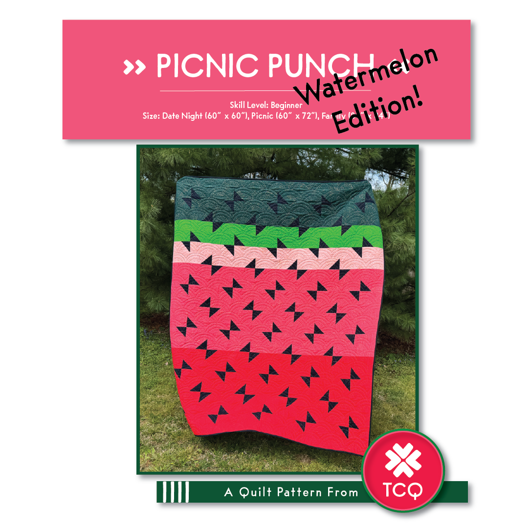 Picnic Punch, Watermelon Edition Add-On Quilt Pattern (Digital File)