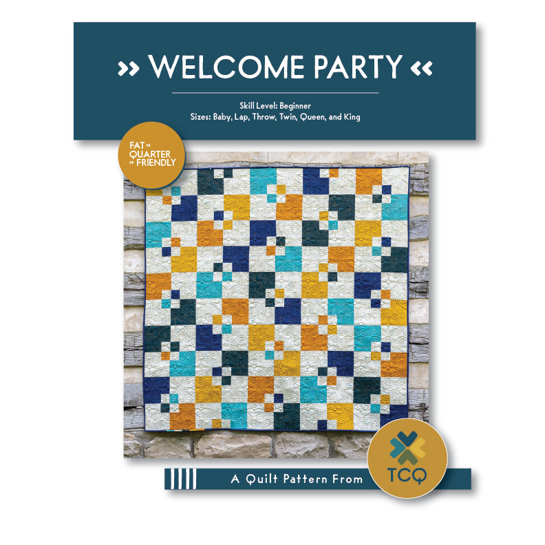 Welcome Party Quilt Pattern (Digital File)