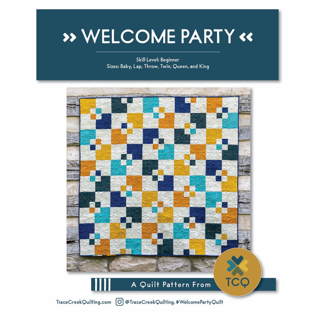 Welcome Party Quilt Pattern (Digital File)